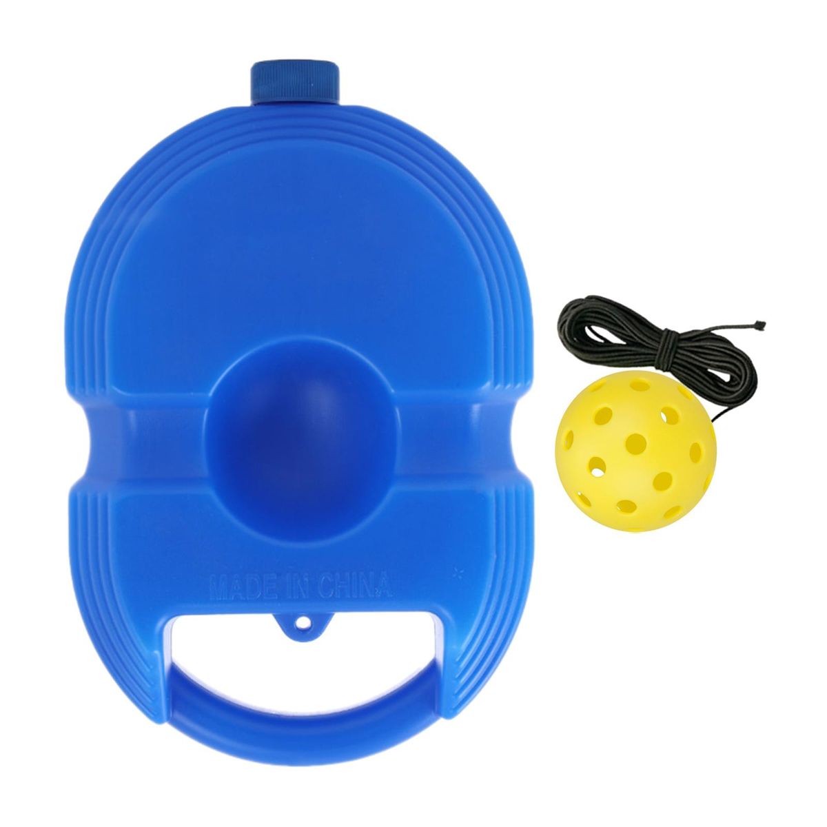 Pickleball Trainer Baseboard Portable Pickleball Blue