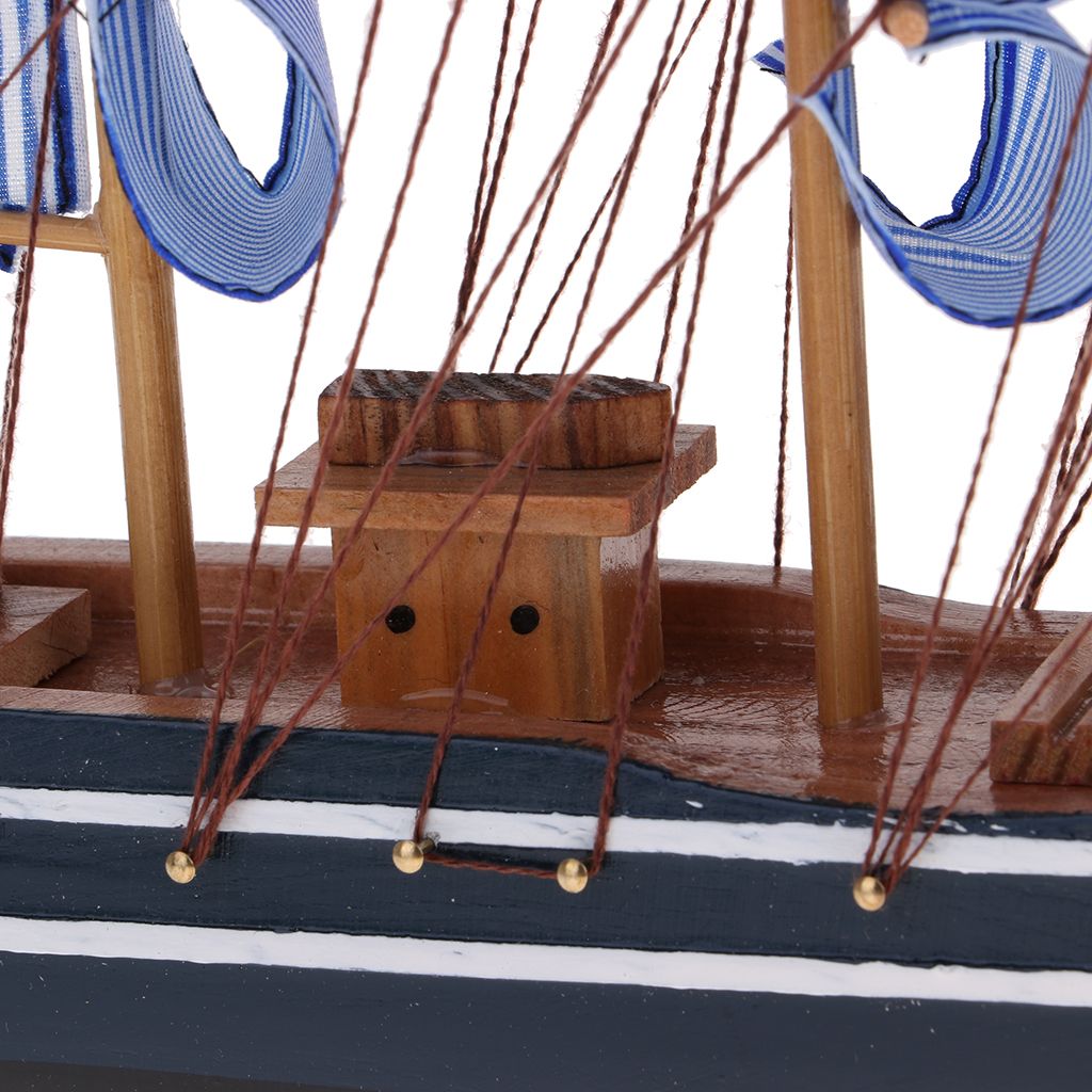Sailboat Ship Crafted Model Kits Nautical Home