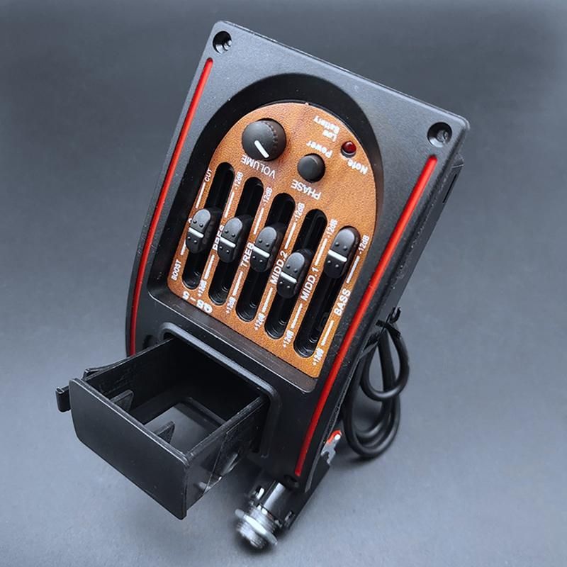 Plastic 5-Band Tone Controls EQ Equalizer Tuner Piezo