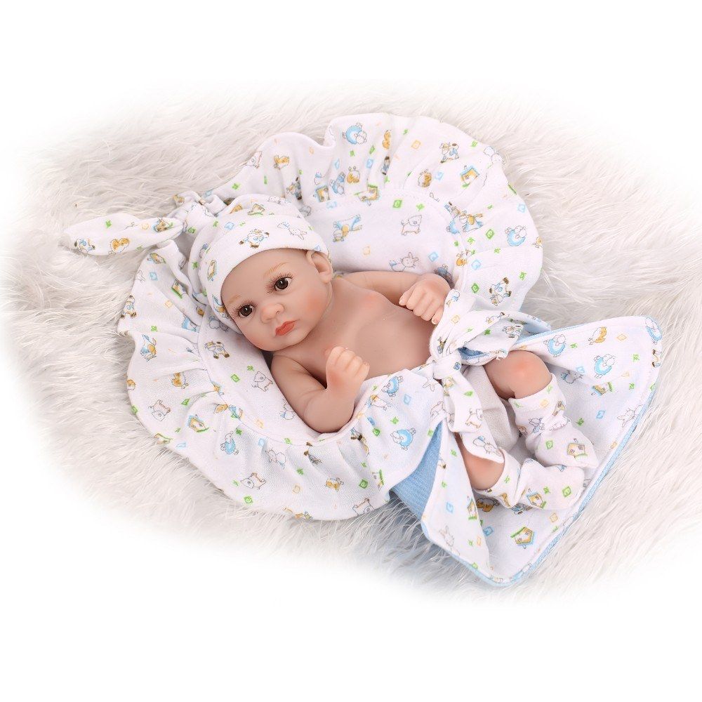 Reborn Baby Doll Play Dolls 10inch 25cm Full Vinvl Body