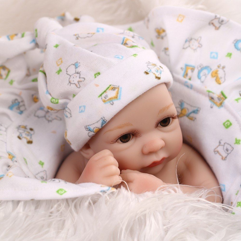 Reborn Baby Doll Play Dolls 10inch 25cm Full Vinvl Body