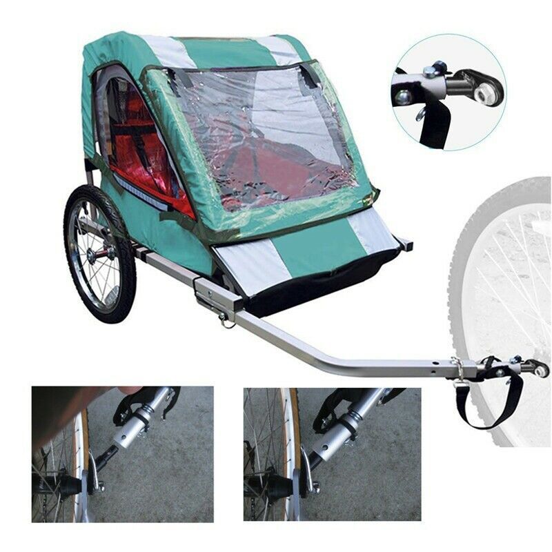 Bike Bicycle Trailer Hitch Coupler Attachment Angled Elbow