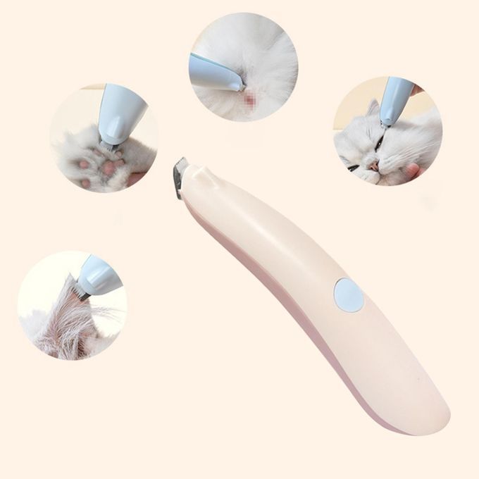 Pet Grooming  Kits Low Noise Dog And Cat Rechargeable Pink