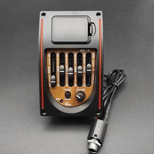 Plastic 5-Band Tone Controls EQ Equalizer Tuner