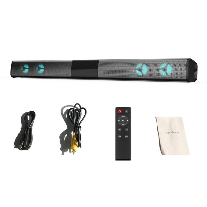 BS-28E TV Sound Bar Bluetooth 5.0 Soundbar Speaker For PC Bubble Pack