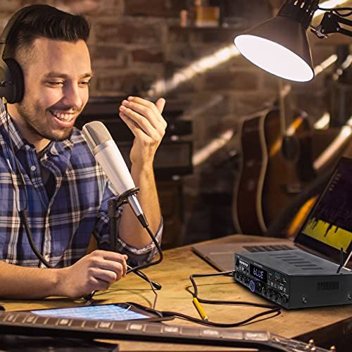 Wireless Bluetooth Home Stereo AmplifierMultiChannel 200 Wat