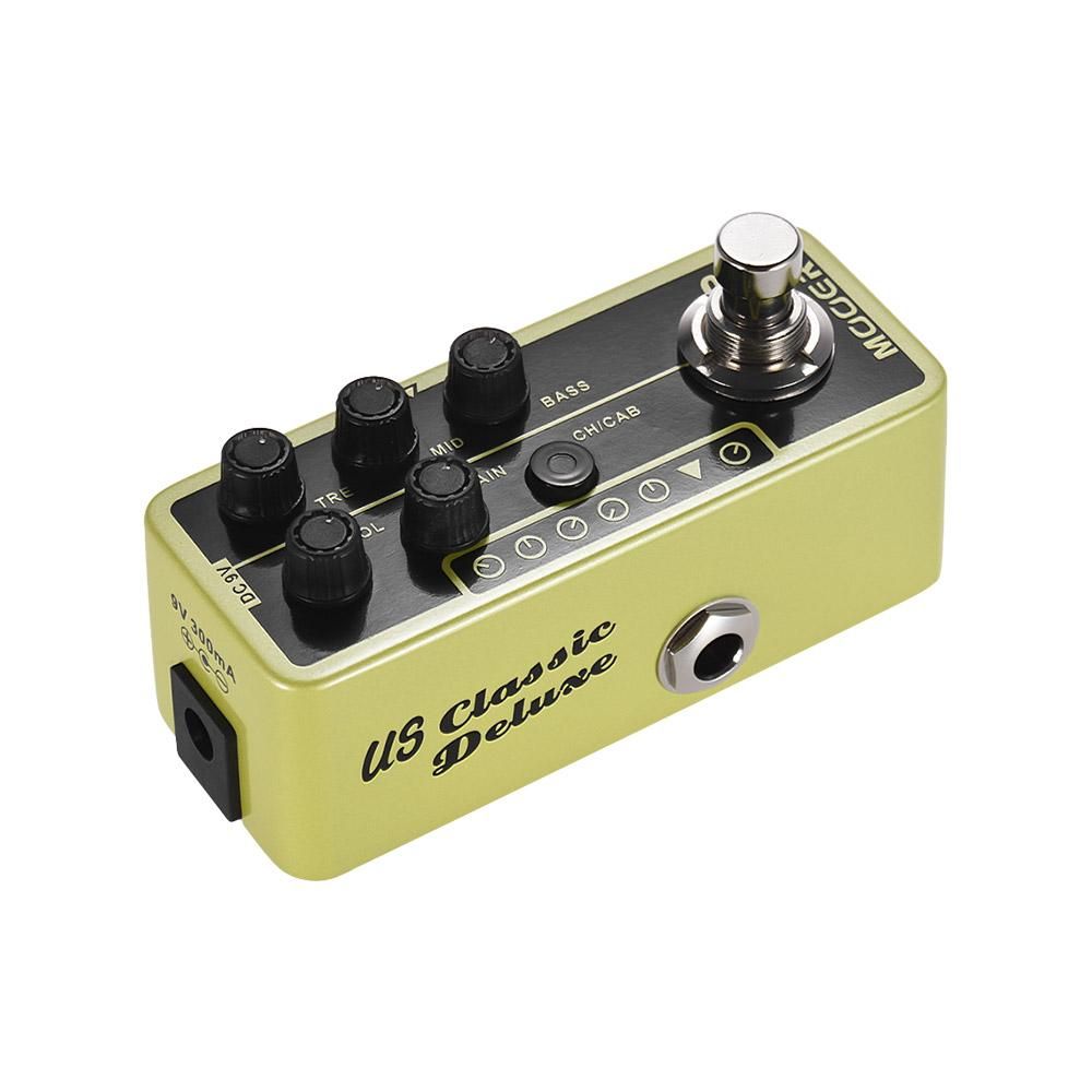 MOOER MICRO PREAMP Series 006 US Classic Deluxe American Blues Combo Digital Preamp Preamplifier Guitar Effect Pedal True Bypass