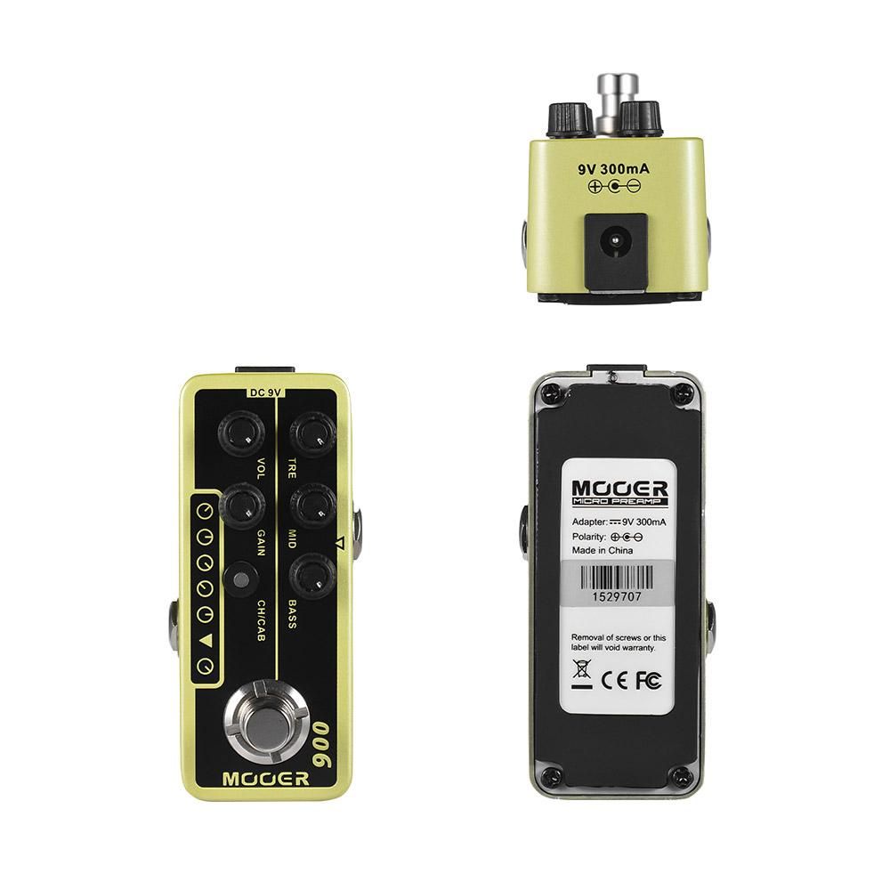 MOOER MICRO PREAMP Series 006 US Classic Deluxe American Blues Combo Digital Preamp Preamplifier Guitar Effect Pedal True Bypass