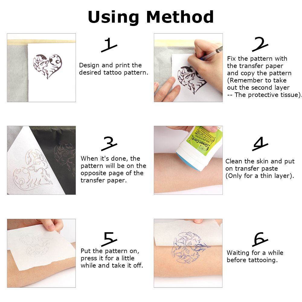 A4 Tattoo Transfer Paper Thermal Stencil Paper For Tattoo