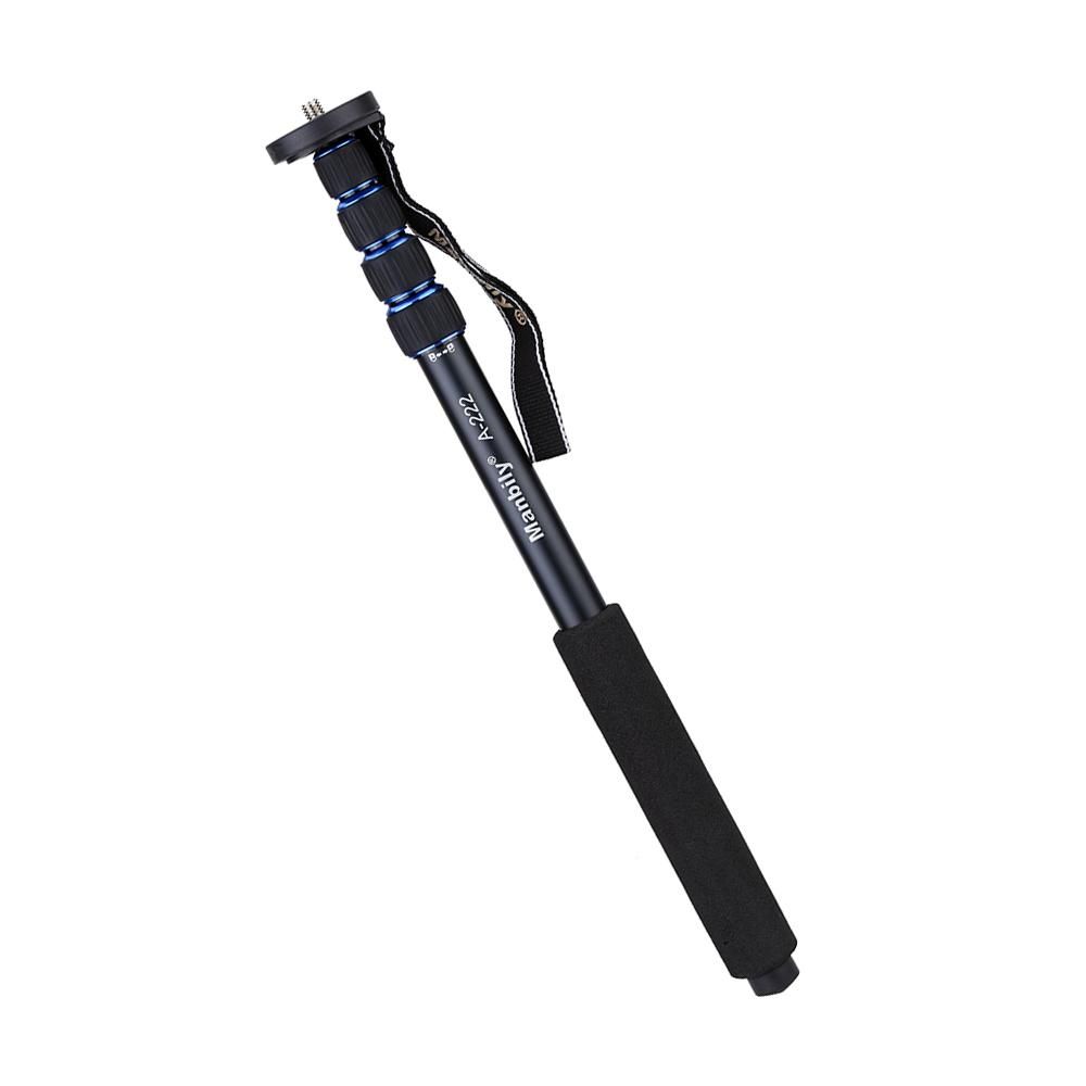 Telescopic  Adjustable Portable Aluminium Alloy Photography DSLR Camera Camcorder Monopod Unipod Pole Walking Stick for Nikon Canon Pentax Olympus Elders