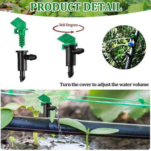 60 Pieces Drip Emitter Garden Flag Irrigation
