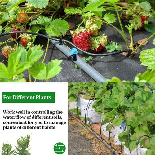 60 Pieces Drip Emitter Garden Flag Irrigation