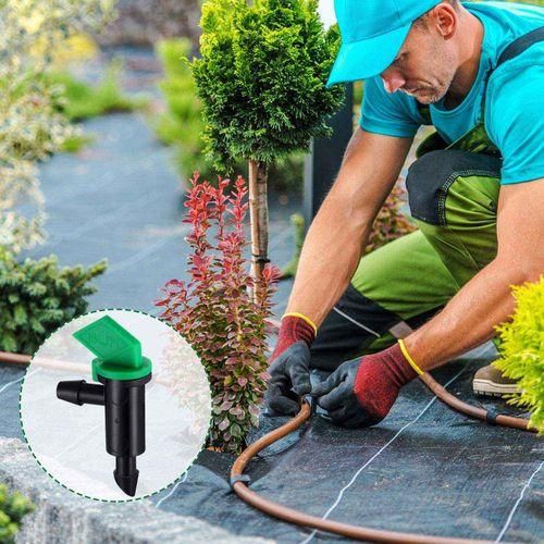 60 Pieces Drip Emitter Garden Flag Irrigation