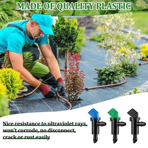 60 Pieces Drip Emitter Garden Flag Irrigation