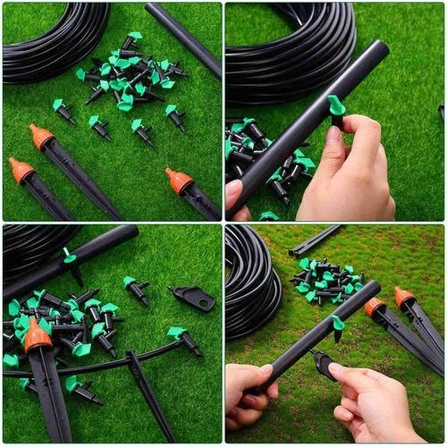 60 Pieces Drip Emitter Garden Flag Irrigation