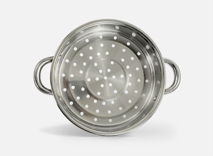 4Pcs Stainless Steel Steamer Pot Set