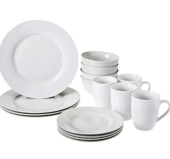 Dinner Plate Set 16 Pieces_White