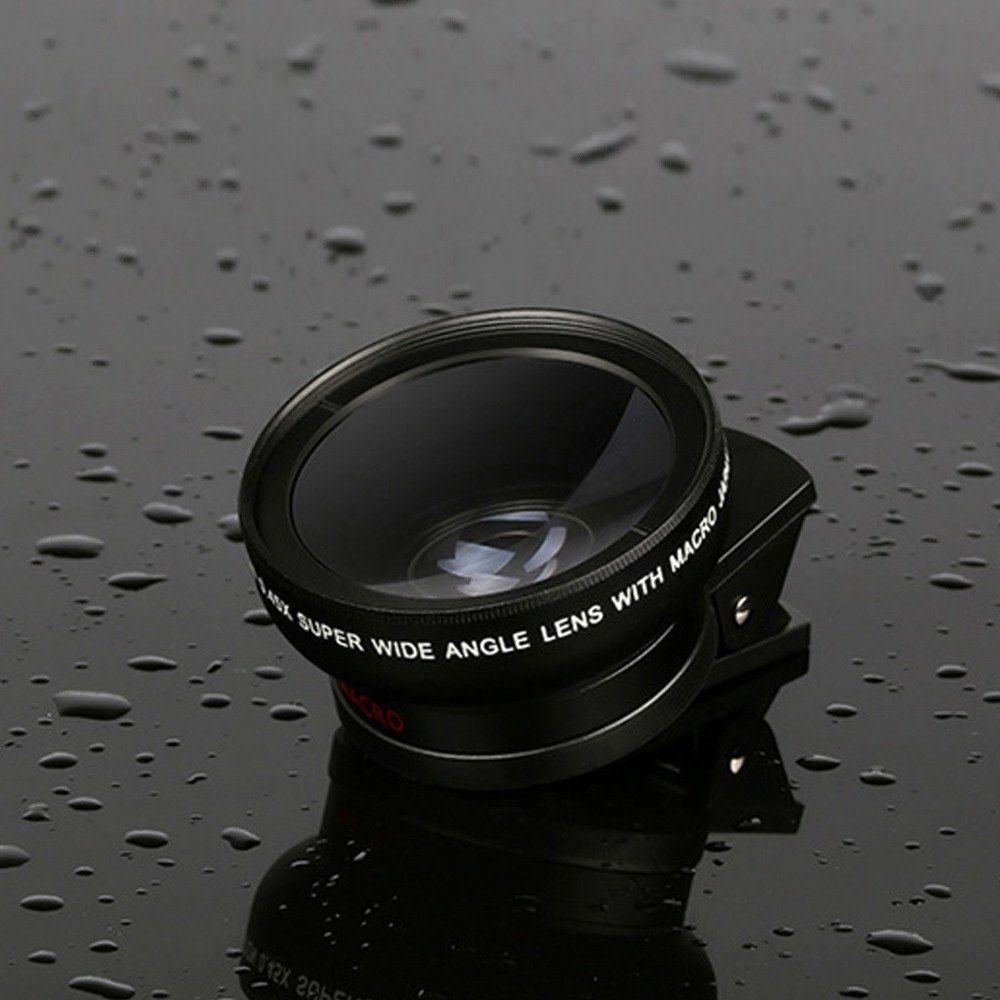 Phone Lens 2 In 1 Clip On 0.45X Wide Angle+10X Macro Lens