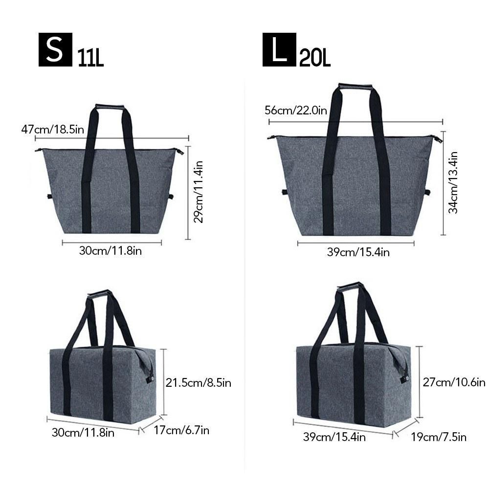 Cooler Bag Portable Insulated Cooler Bag for Travel Hiking Beach Picnic BBQ Party