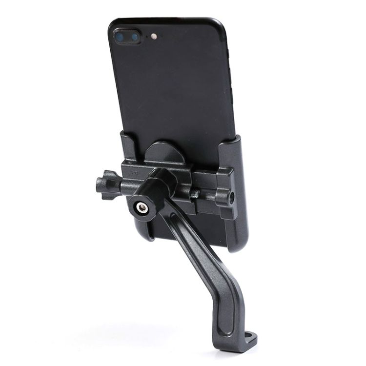 Bike Mobile Phone Holder Rearview Mirror Installation