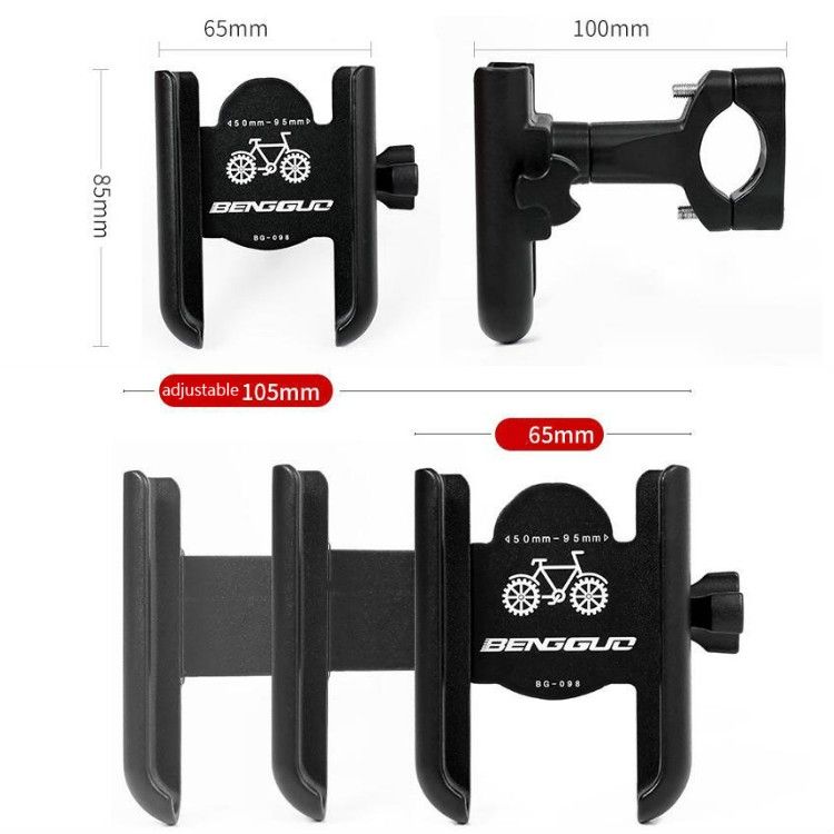 Bike Mobile Phone Holder Rearview Mirror Installation