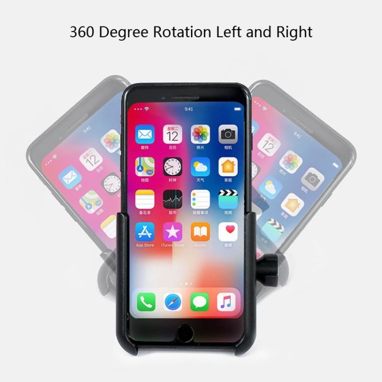 Bike Mobile Phone Holder Rearview Mirror Installation