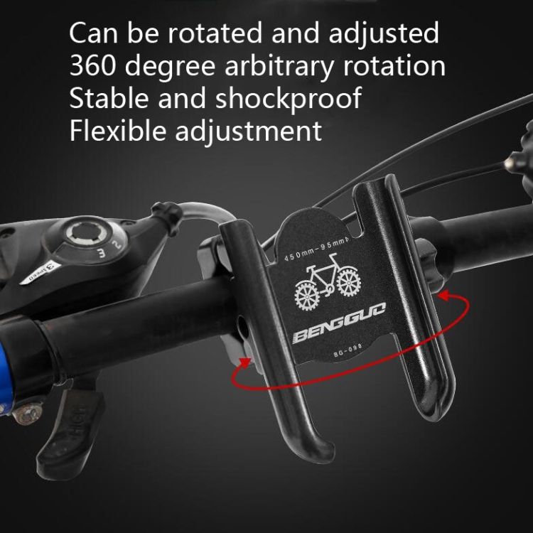Bike Mobile Phone Holder Rearview Mirror Installation