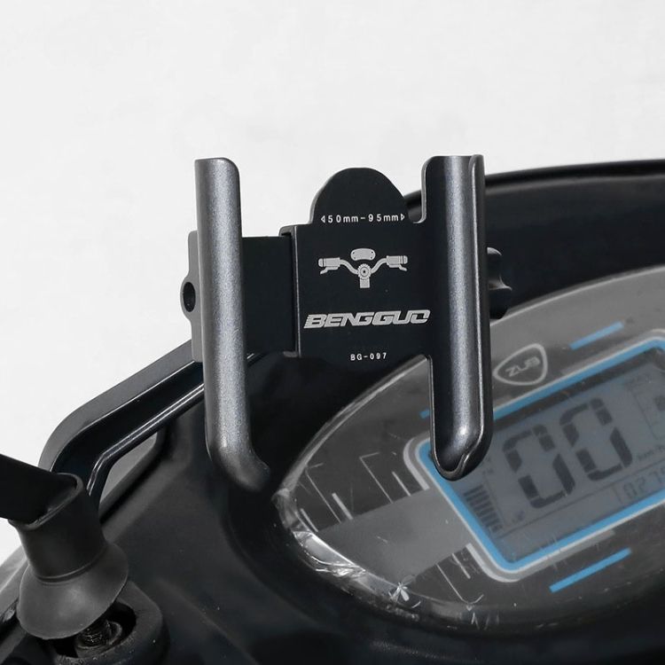 Bike Mobile Phone Holder Rearview Mirror Installation