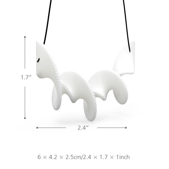 Tomfeel 3D Printed Jewelry Rhythm Elegant Modeling Pendant-