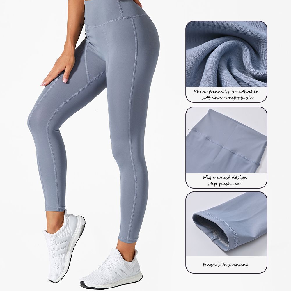 Spandex High Waist Long Pants