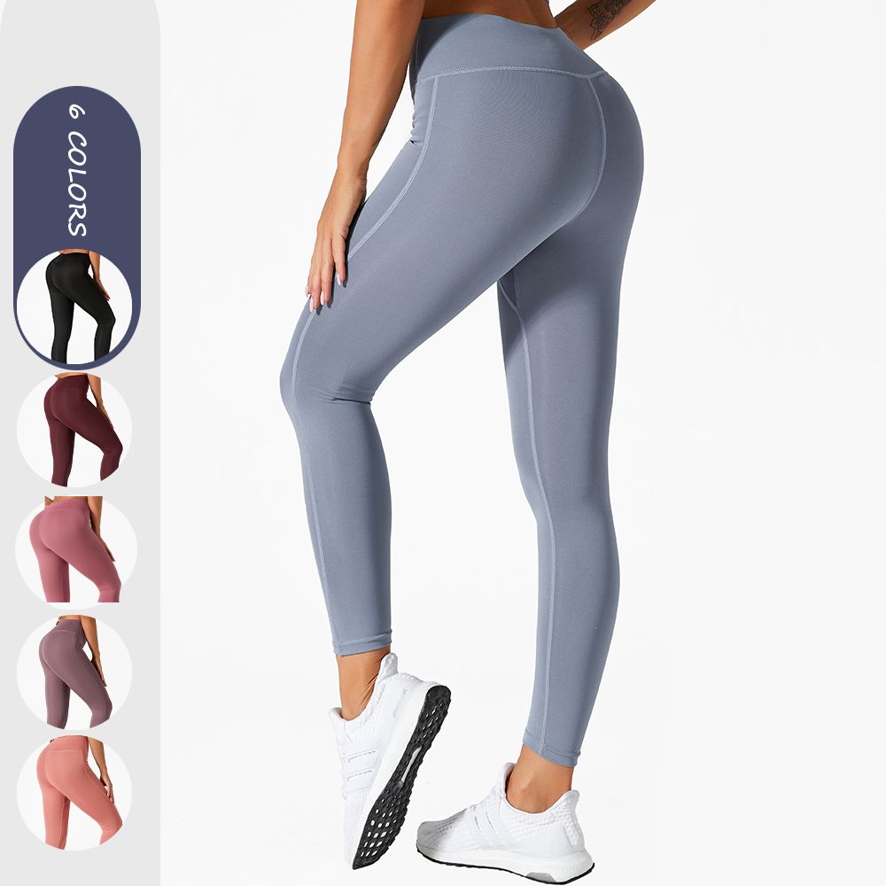 Spandex High Waist Long Pants