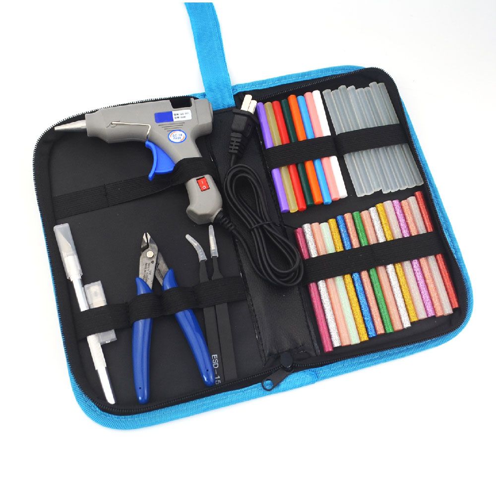 7 IN 1  Gun Set Electric Heat Hot Melt Crafts Repair Tool Professional DIY 110-240V 20W With