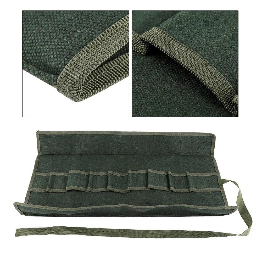1Pc Canvas Gardening Handle Portable Multifunctional Dirt-proof Storage Package Tool Set Case Rolling Garden Working Bag