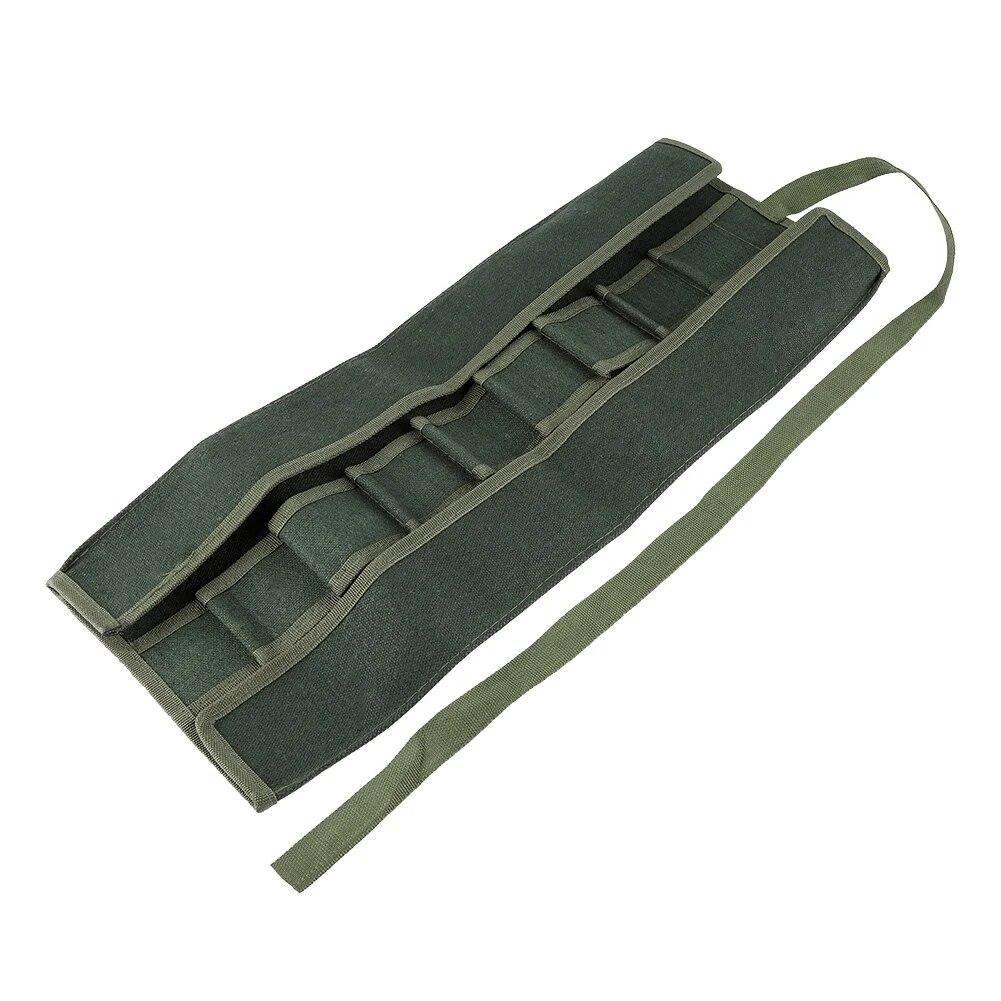 1Pc Canvas Gardening Handle Portable Multifunctional Dirt-proof Storage Package Tool Set Case Rolling Garden Working Bag