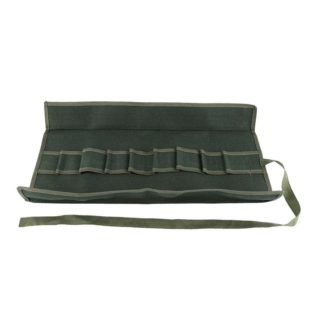 1Pc Canvas Gardening Handle Portable Multifunctional Dirt-proof Storage Package Tool Set Case Rolling Garden Working Bag