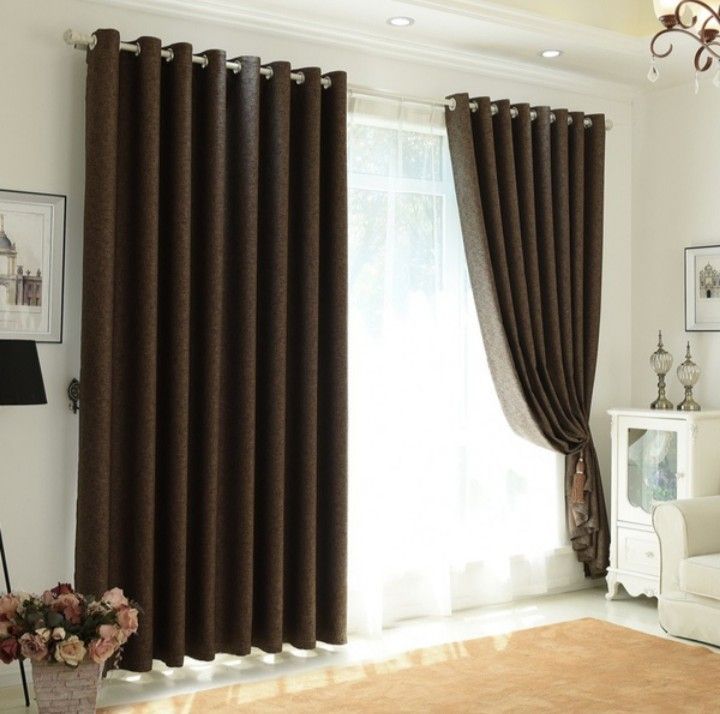 7.5ft. By 7.5ft.Latest 2022 High Quality Curtain -Brown