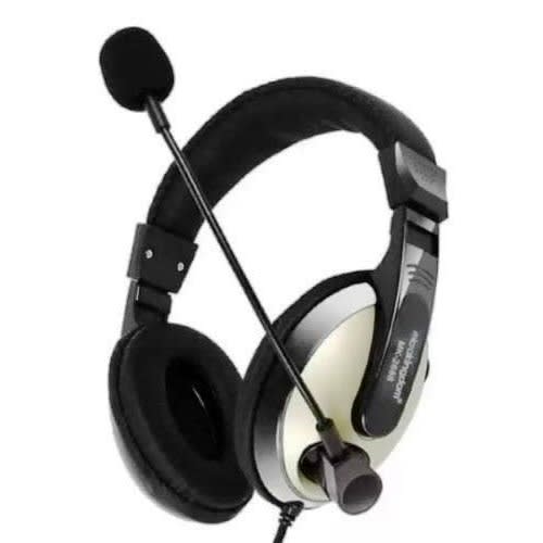 Mk-2688 Pc Gaming Headset + Mic & Noise Cancelation - Black