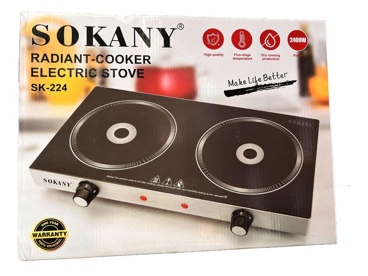 Double Radiant-Cooker Electric Stove