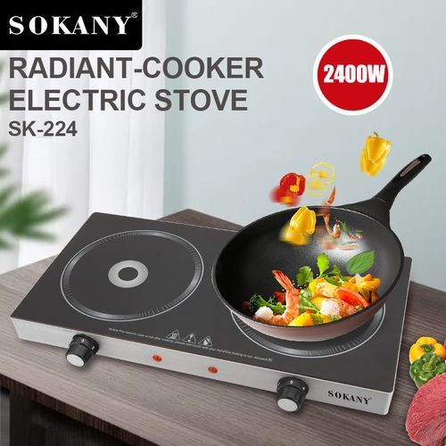 Double Radiant-Cooker Electric Stove