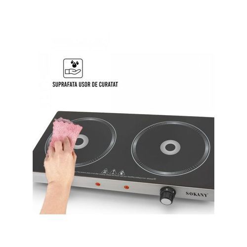 Double Radiant-Cooker Electric Stove