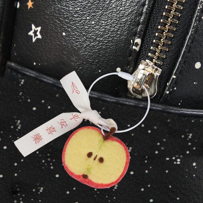 Felting Starter Kit Handcraft Set Key Chain DIY For Apples