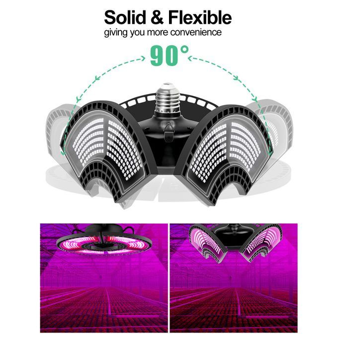 Full Spectrum E27 LED Grow Light 288pcs LED Light Beads