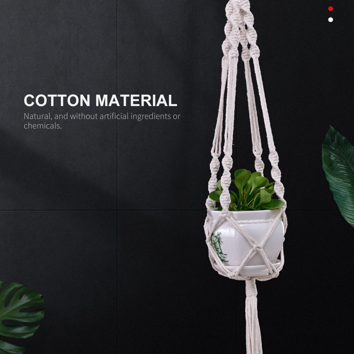 Macrame Plant Hanger Woven Decorative Flower Pot Holder