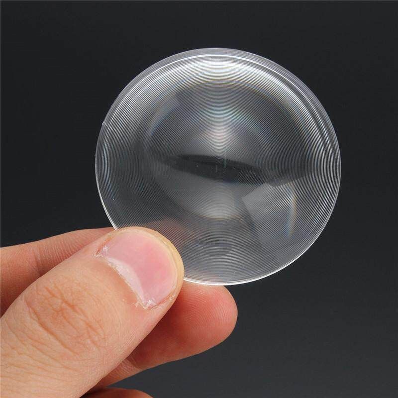 2Pcs Fresnel Lens Focal Length 50mm For Google Cardboard 3D VR Clear