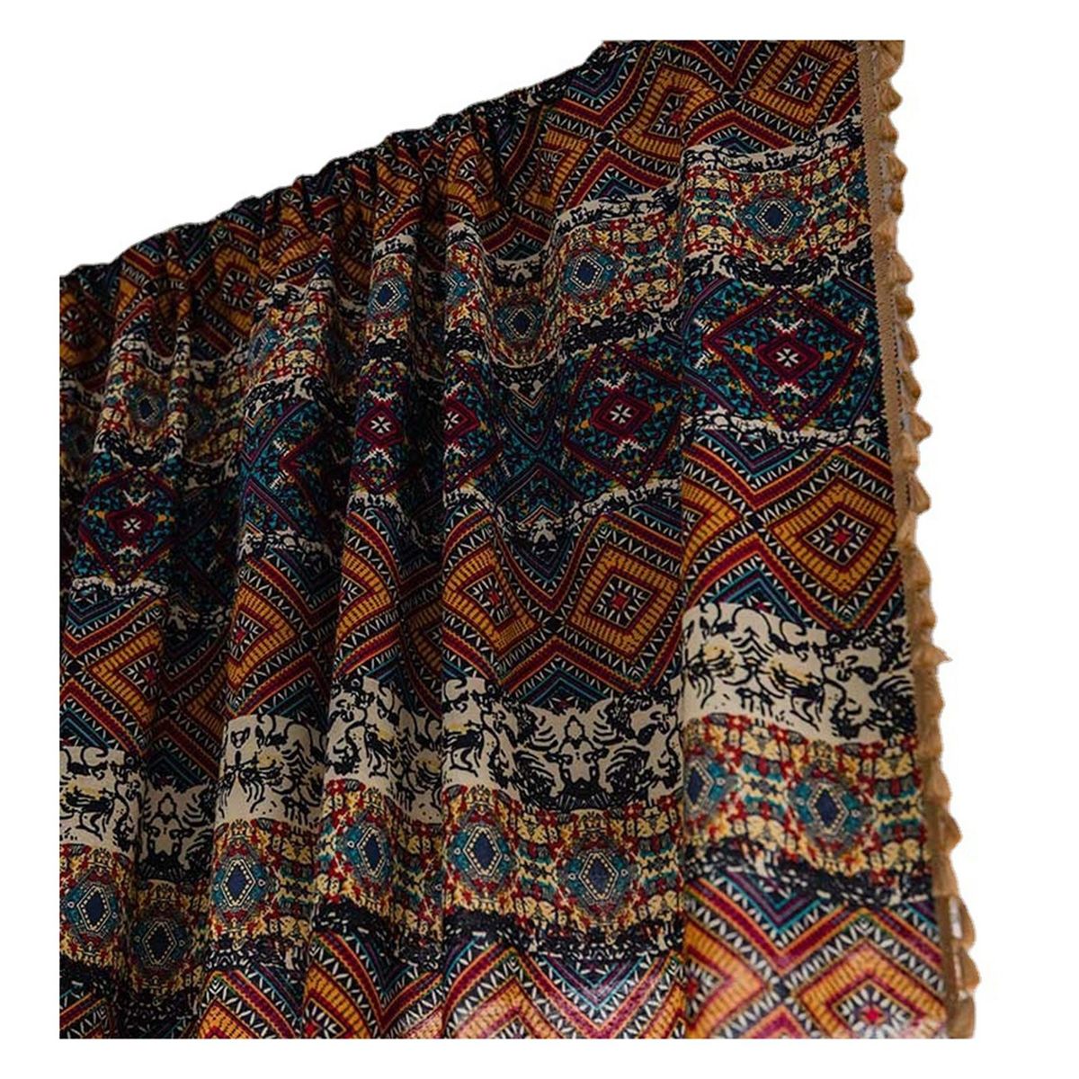 Window Drapery Polyester Cotton Blackout Curtain