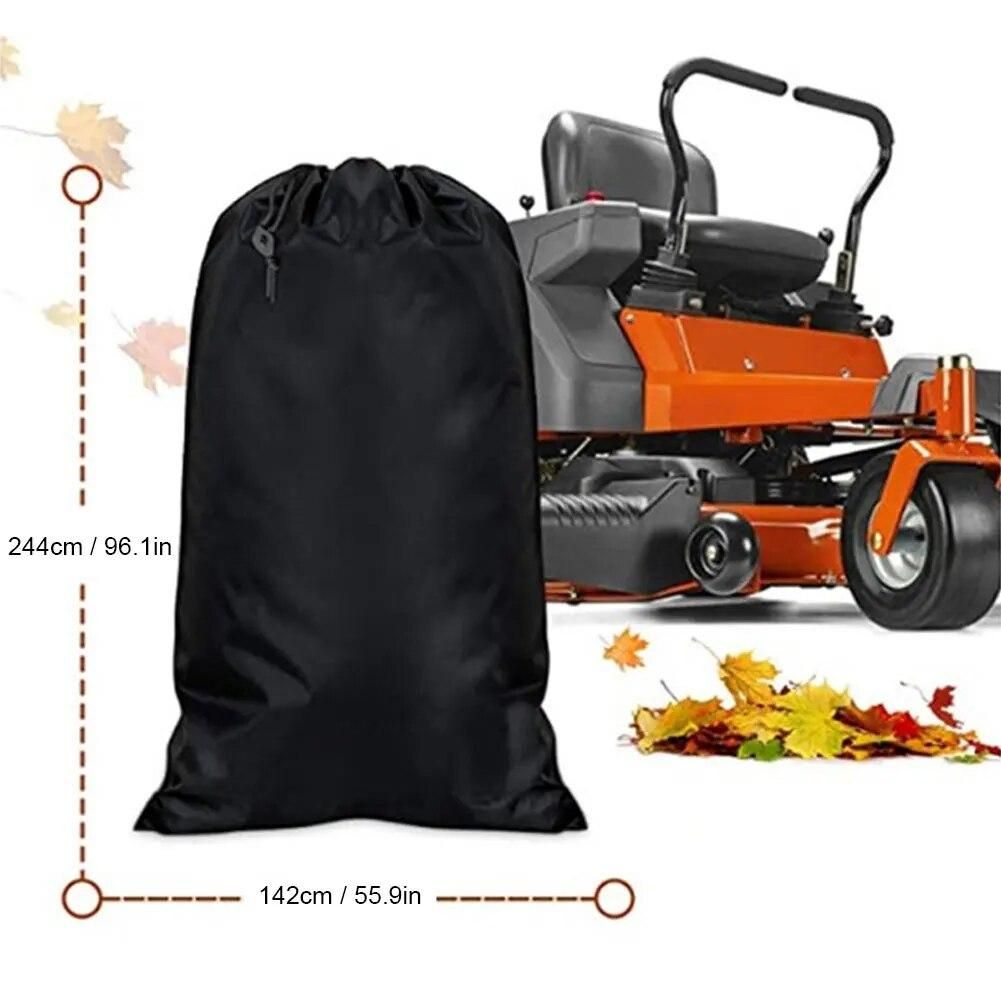 Lawn Tractor Leaf Bag Garden Lawn Leaves Trash Collecting Bag Cleaning Tool Leaves Collection Storage Bags