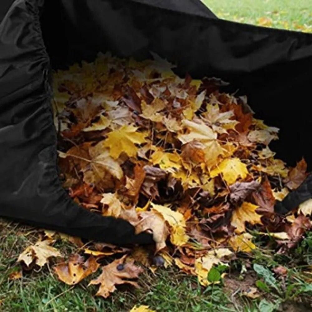 Lawn Tractor Leaf Bag Garden Lawn Leaves Trash Collecting Bag Cleaning Tool Leaves Collection Storage Bags