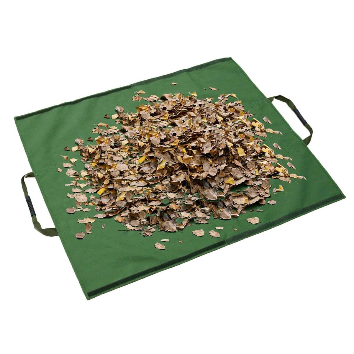 Reusable Yard Waste Bag 2 in 1 Leaf Bag & Garden Pad Waterproof Canvas Leaf Tote with Handles Trash Bags for Backyard Lawn Gardens