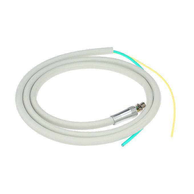 2 Holes Dental Handpiece Hose Tube With Connector For High