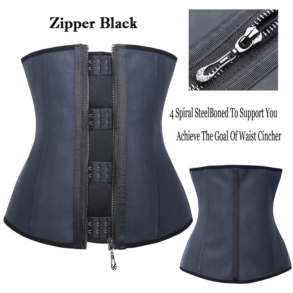 Waist Trainer With 3 Hooks And Zip